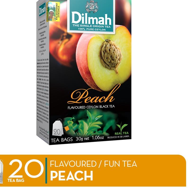 

➢ Dilmah Peach Tea - Teh Celup ✮