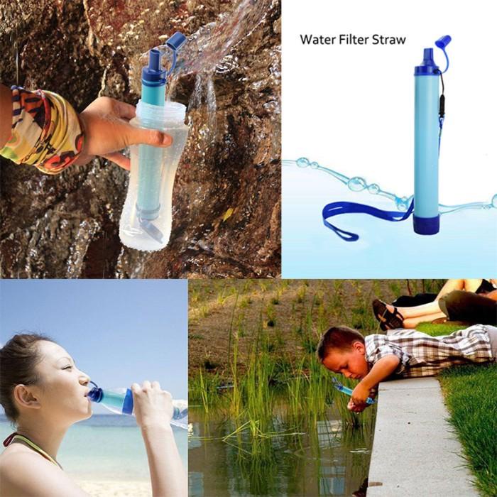 Best Seller Filter Air Siap Minum/ Portable Outdoor Water Filter Straw Purifier