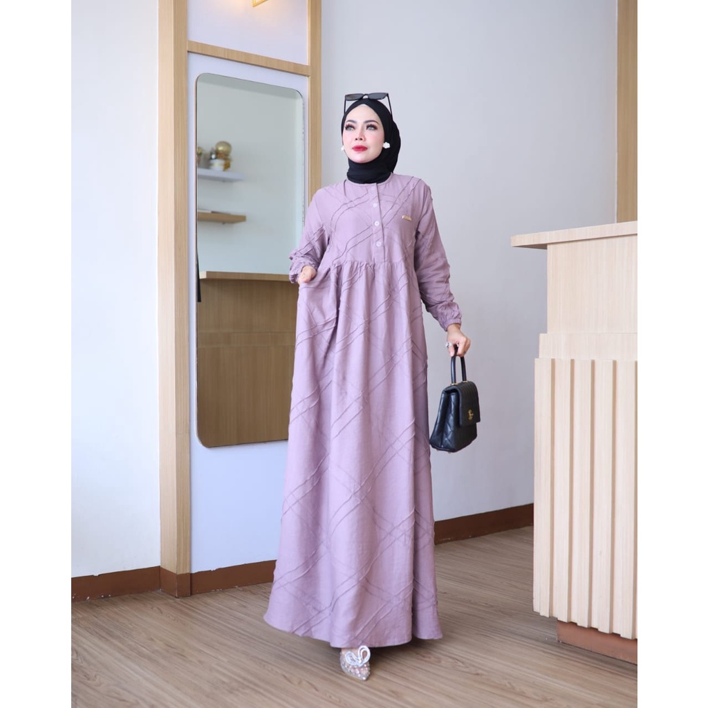 Salva Dress| Dress Premium Linen by BF Label @bf_label dress murah