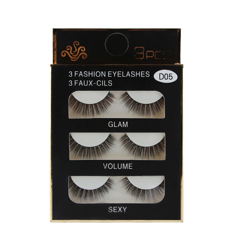 Bulu mata Palsu 3D False Lashes Mink Lashes Bulu Tebal Halus &amp; Lentik Taiwan Lash