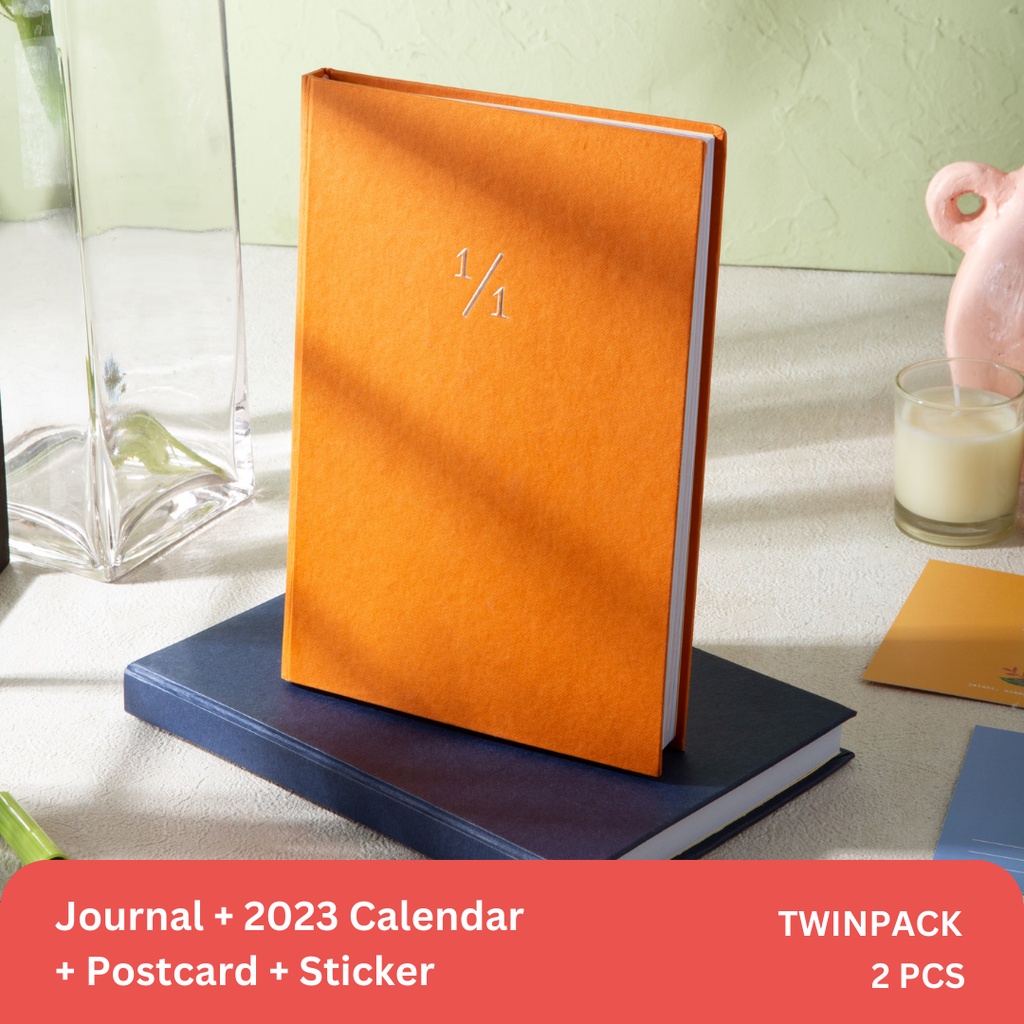 

[Twin Pack] Kamagoods.co 1/1 Mindful Journal-Buku Jurnal-Daily Journal