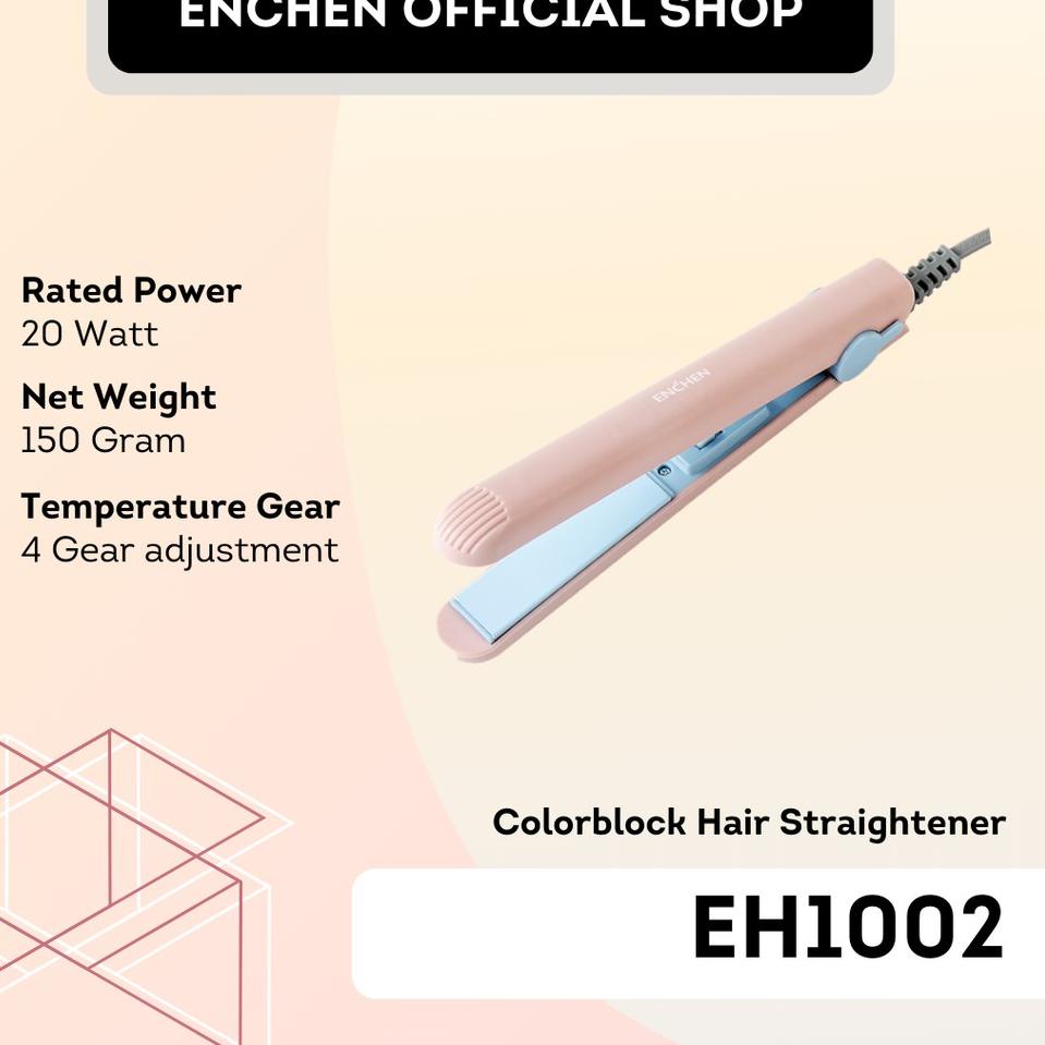 ➦ Enchen EH1002 Colorblock Hair Straightener/Catokan Rambut ☝