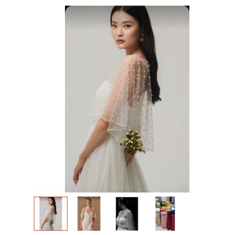 outer mutiara simple elegant cape dress  tile mutiara kualitas premium