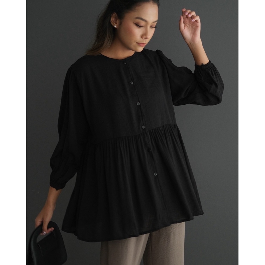 Myrubylicious UMERIL SHIRT KODE H083 | SHIRT | KEMEJA WANITA | KEMEJA LENGAN PANJANG | KEMEJA CRINCLE