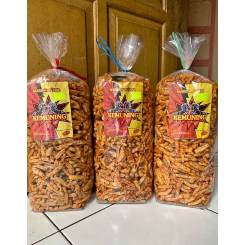 

Basreng kemuning murah 1kg pedas dan ori
