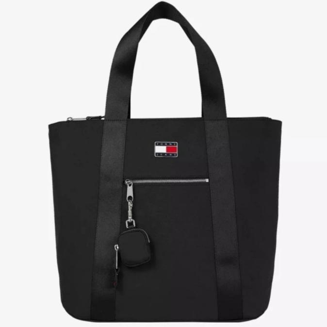 Tommy Hilfiger - Nylon Tote Bag - Black Augustylife