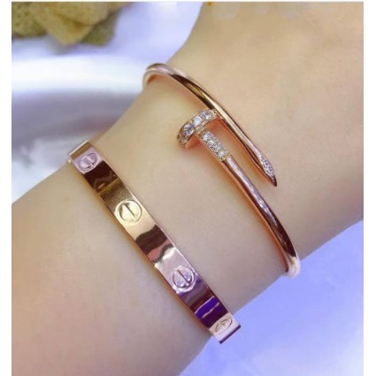 Matlaine - Koleksi Gelang Bermerek Paku Gold Korea Titanium Xuping Anti Karat Anti Alergi Anti Hitam