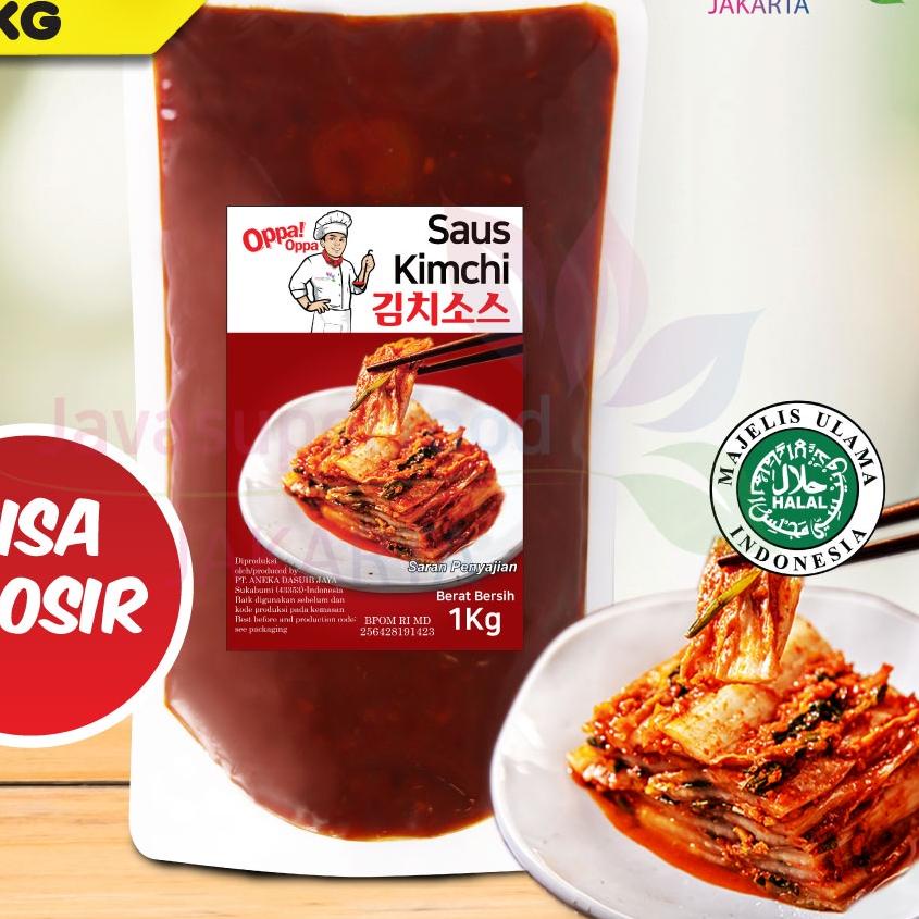 

✦ Saus Instan Saus Kimchi Korea 1kg/ Sauce Kimchi Korea Saus Oppa!Oppa ◌