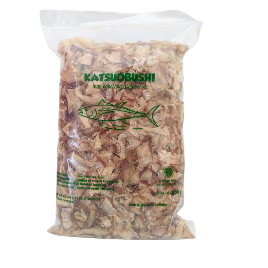 

♦ KATSUOBUSHI HALUS 200 GRAM IKAN CAKALANG ASAP SERUT HALAL ♥