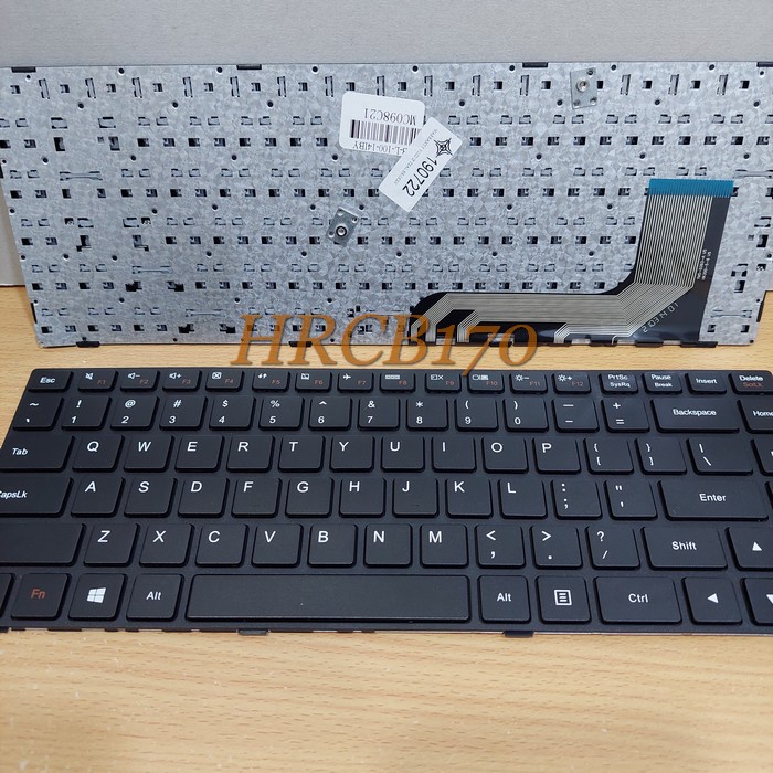 Keyboard Laptop Lenovo IdeaPad 100-14IBY 100 14IBY HITAM -HRCB