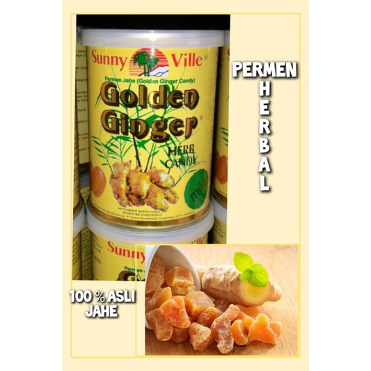 

PERMEN HERBAL JAHE ( GOLDEN GINGER CANDY)