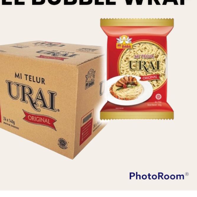 

✹ FREE BUBBLE WRAP ‼️ Mie Telur Urai Original Burung Dara Karton (isi 24) | mie urai dus ►