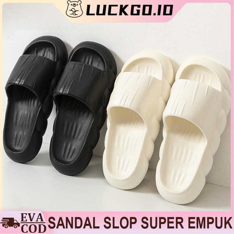 Sendal Slop Sendal Wanita Jelly Import Sendal Wanita Kekinian Sandal Karet Sandal Rumah Empuk Berkualitas Slipper Sandal Couple Polos EVA