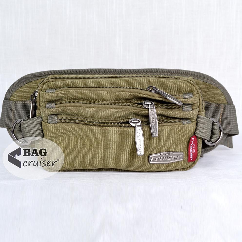 Waistbag Tas Pinggang Pria Cruiser Import 7601-5 "LAK.3Fe23ᴮ"