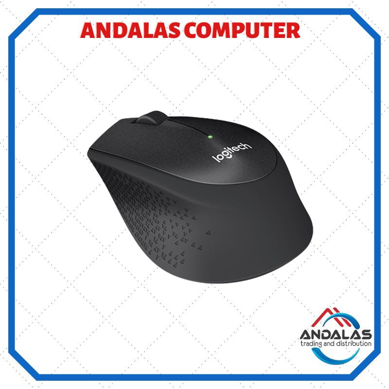 mouse mos mouse wireless logitech m331 silent click aksesories komputer laptop pc