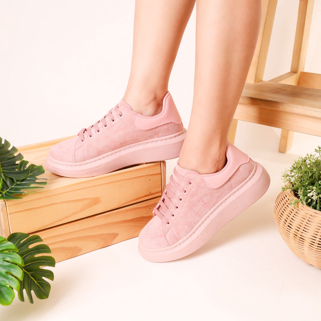 Nadilastuff Hmm Leather Sneakers Sepatu Wanita Premium Sepatu Sekolah