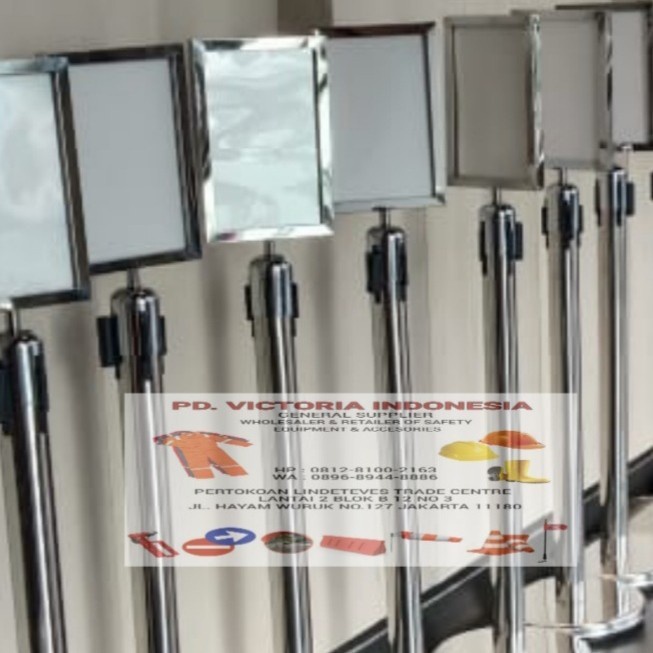 

Terlaris Dijual Sign Board Frame A4 Potrait / Papan Tiang Antrean/ Sign Board