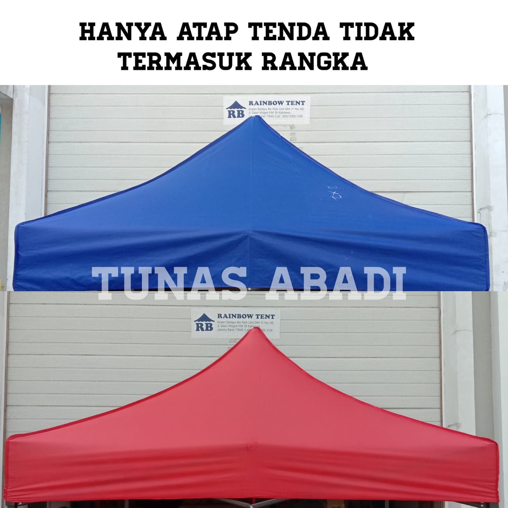Kain tenda 3x3 Atap Tenda, Cover tent D420