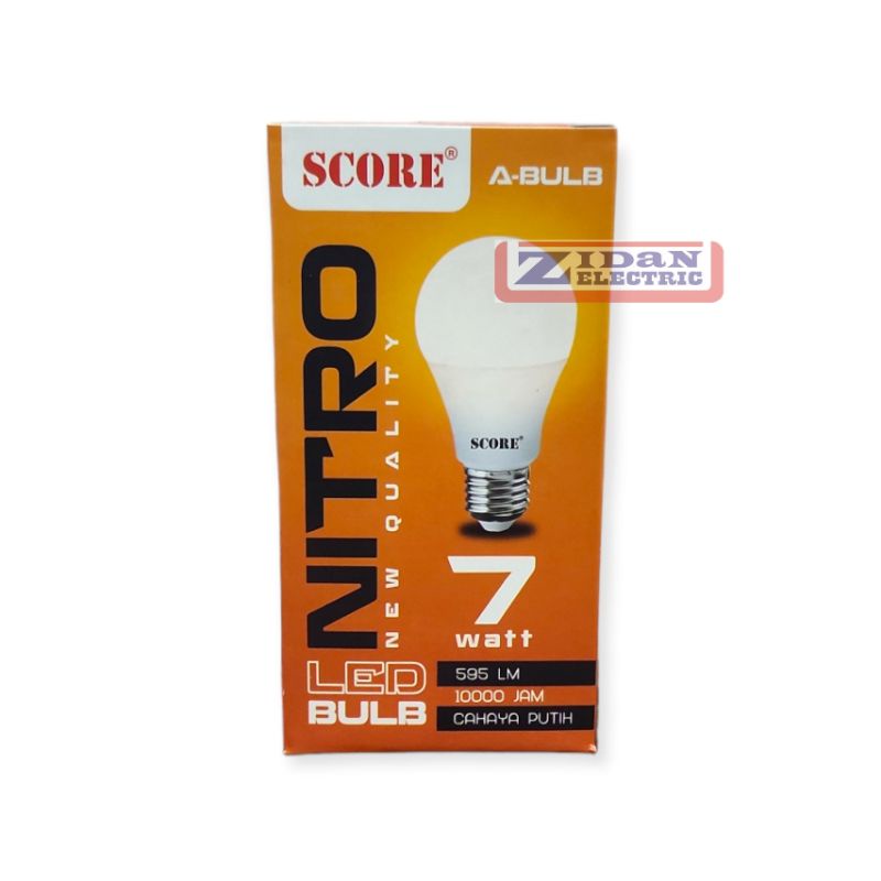 Lampu Led Bulb 7W Score Nitro / Lampu Bohlam Led Bulat 7 Watt