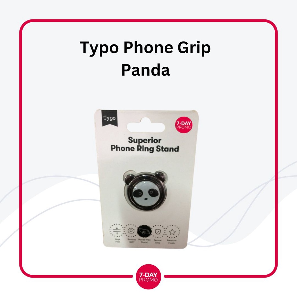 Phone Grip / Phone Ring Stand / Phone Holder Typo