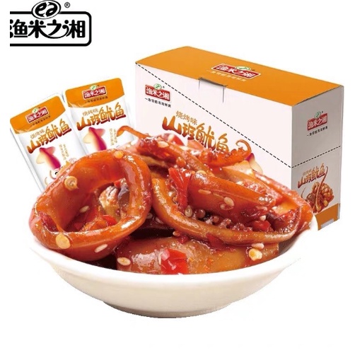 

Big sale[HALAL] spicy squid snack/snack sotong/渔米之相/山珍鱿鱼