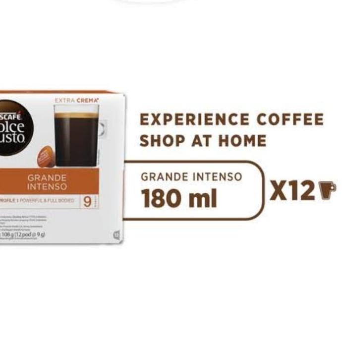 

☝ NESCAFE DOLCE GUSTO GRANDE INTENSO-12 CAPSULE ♙