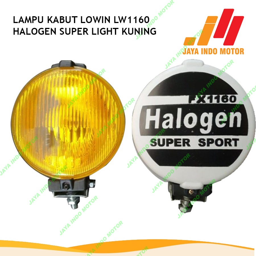LAMPU KABUT KUNING LOWIN LW1160 HALOGEN SUPER LIGHT