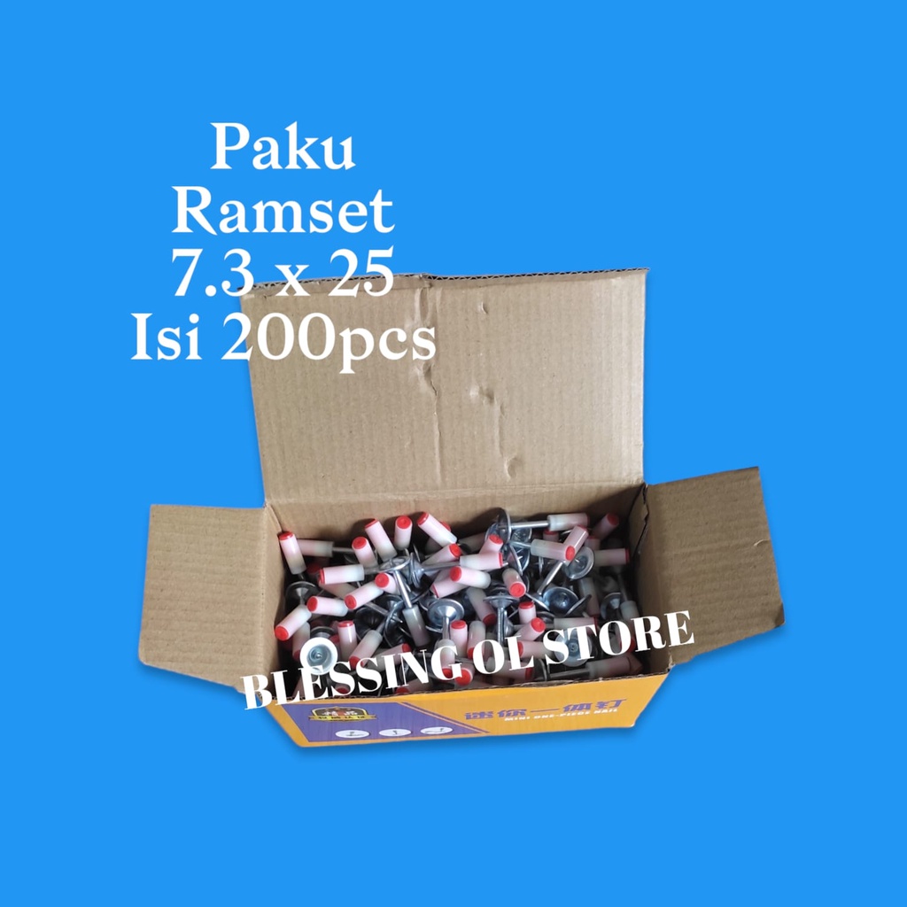 Paku Ramset Gun - Refil Ramset Gun Mesin alat paku tembak beton IMPORT