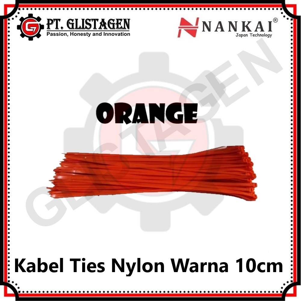 PROMO! Kabel Ties Tis tali sabuk 10cm 2.2x100mm isi 100pc / Kabel Ties Warna / Tali Ikat Makanan