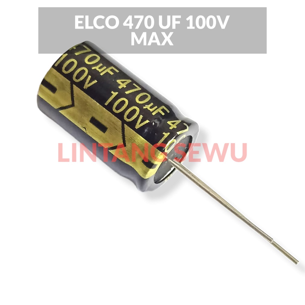 ELKO 470UF 100V 470 UF 100 VOLT 470MIKRO 470 MIKRO 100VOLT