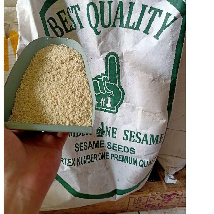 

❅ Wijen Putih Import 1kg kilo Sesame Seed Premium Quality Fresh Onde Onde DLL ۞