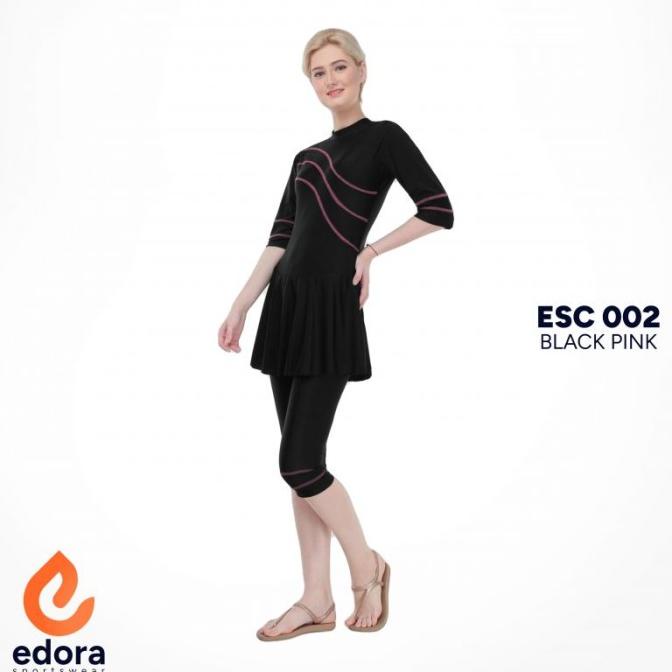 Promo Baju Renang Wanita Rok Pendek Celana 3/4 Terpisah Edora Esc Storzarqilla