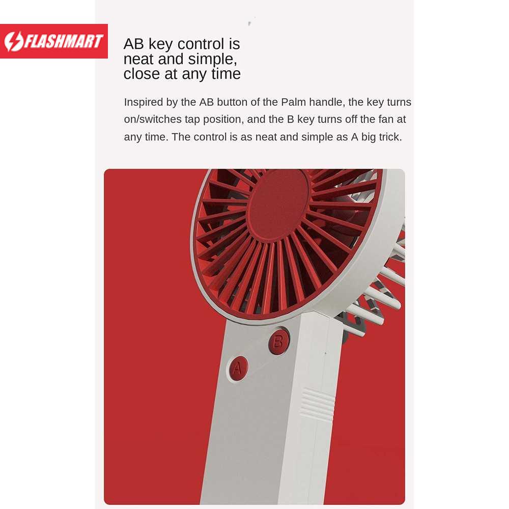 Flashmart Kipas Angin Genggam Portable Fan Handheld Gaming - DSHJ-B-1907