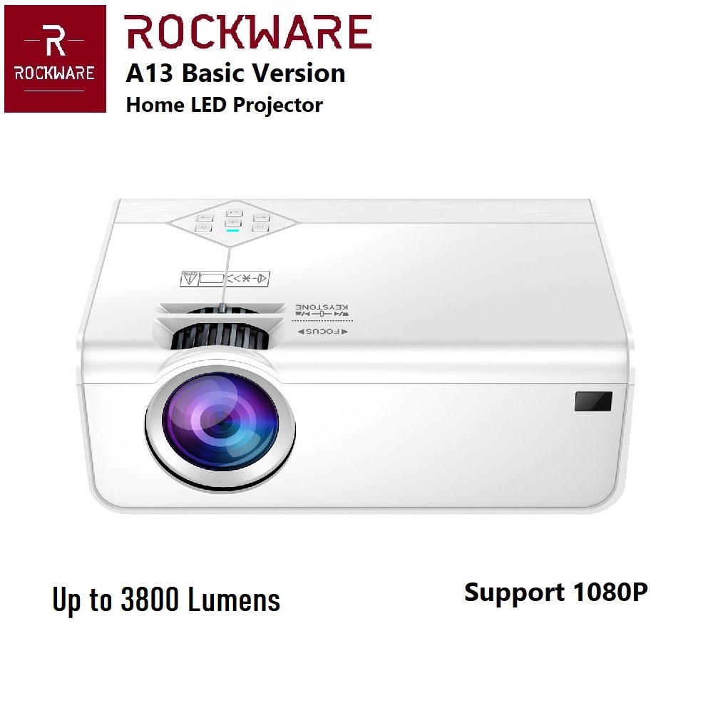 ROCKWARE A13 Proyektor Mini HD Projector 3800 Lumens Alt CHEERLUX C9