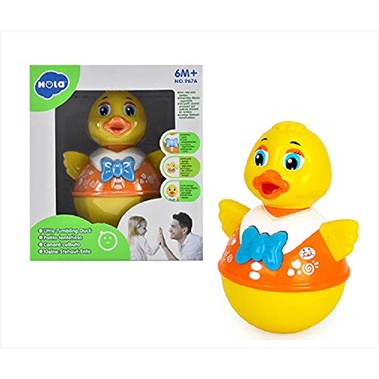 Hola Little Tumbling Duck Mainan Musik Edukasi Bayi Anak Balita