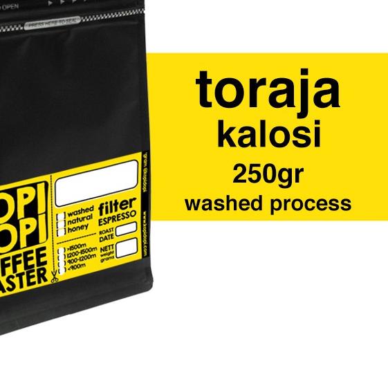 

✽ Kopi Arabika Toraja Kalosi Enrekang 250 gram 250gr 250g ☟