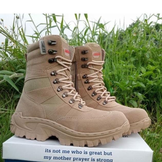 CHEKOUT sepatu pdl tactical 511 cream pol pp kerjalapangan anti selif
