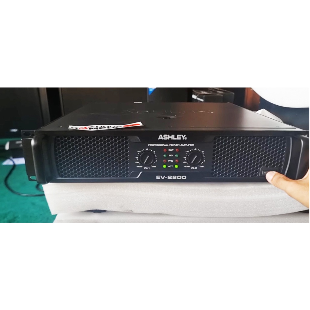 POWER AMPLIFIER ASHLEY EV2800 POWER ASHLEY EV 2800 CLASS H POWER AMPLIFIER ASHLEY EV 2800