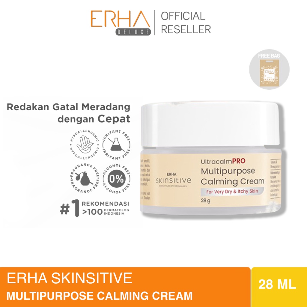 ERHA Skinsitive DF Ultracalm PRO Multipurpose Calming Cream 28gr - Krim Wajah