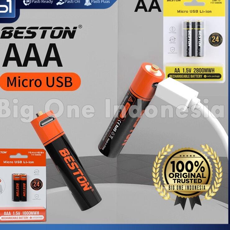 Star 12.12 BESTON Rechargeable Batterry AA 1,5V, Beston Baterai Cas isi Ulang AAA 1,5 Volt, Batu Bat