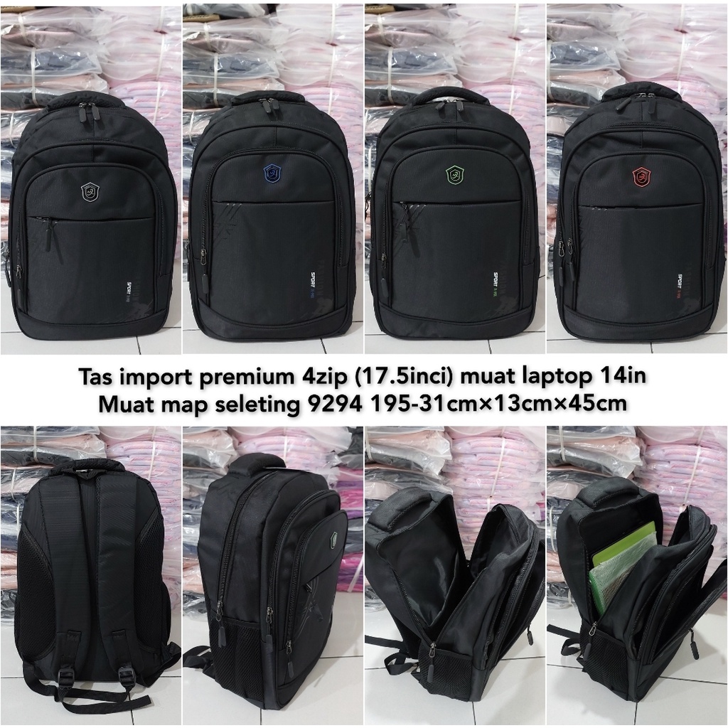 Tas import bahan dasar premium dan lebih berkualitas ransel backpack SD SMP SMA pria