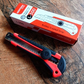 

OUTRED PISAU CUTTER MONTANA L500 / Pisau Cutter / Cutter Besar / Pisau Kater Stainless Steel / Pisau Pemotong Kertas Tajam