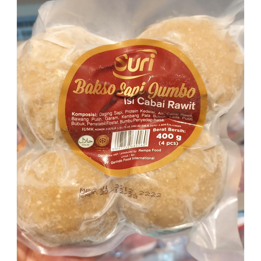 

BAKSO JUMBO RAWIT 4B 400gr