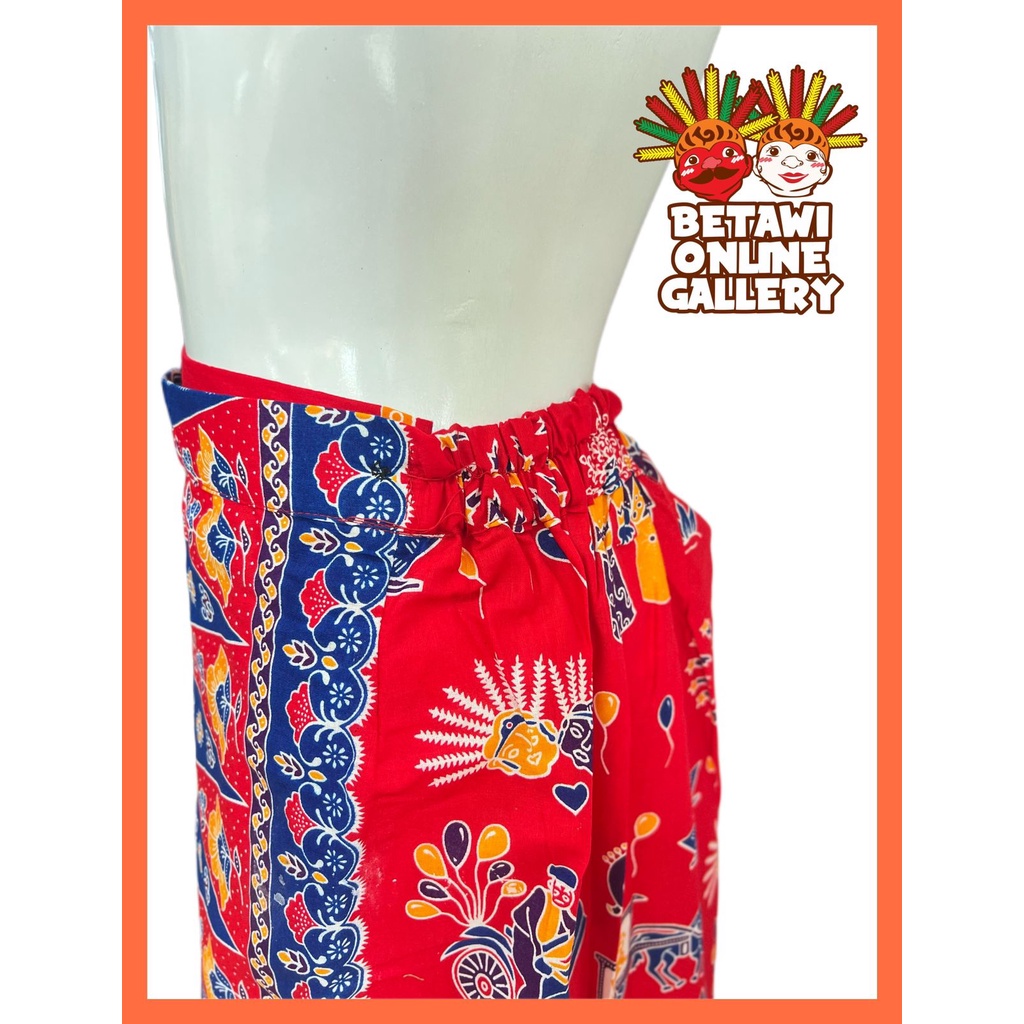 Rok Batik Betawi / Rok Tumpal Batik Betawi / Rok Batik