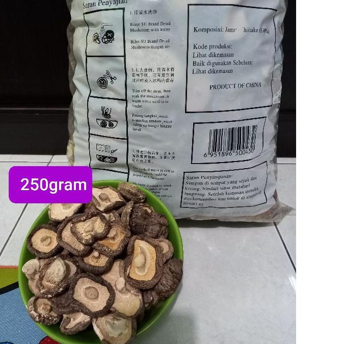 

℗ r Hioko Shitake Kering 3-4 cm( 250 gram) ♪