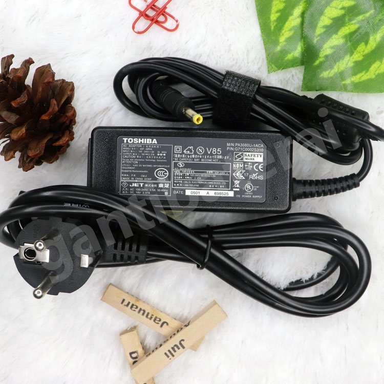 Adaptor Charger Laptop Toshiba 19V-2.37a DC 4.0*1.7mm Original