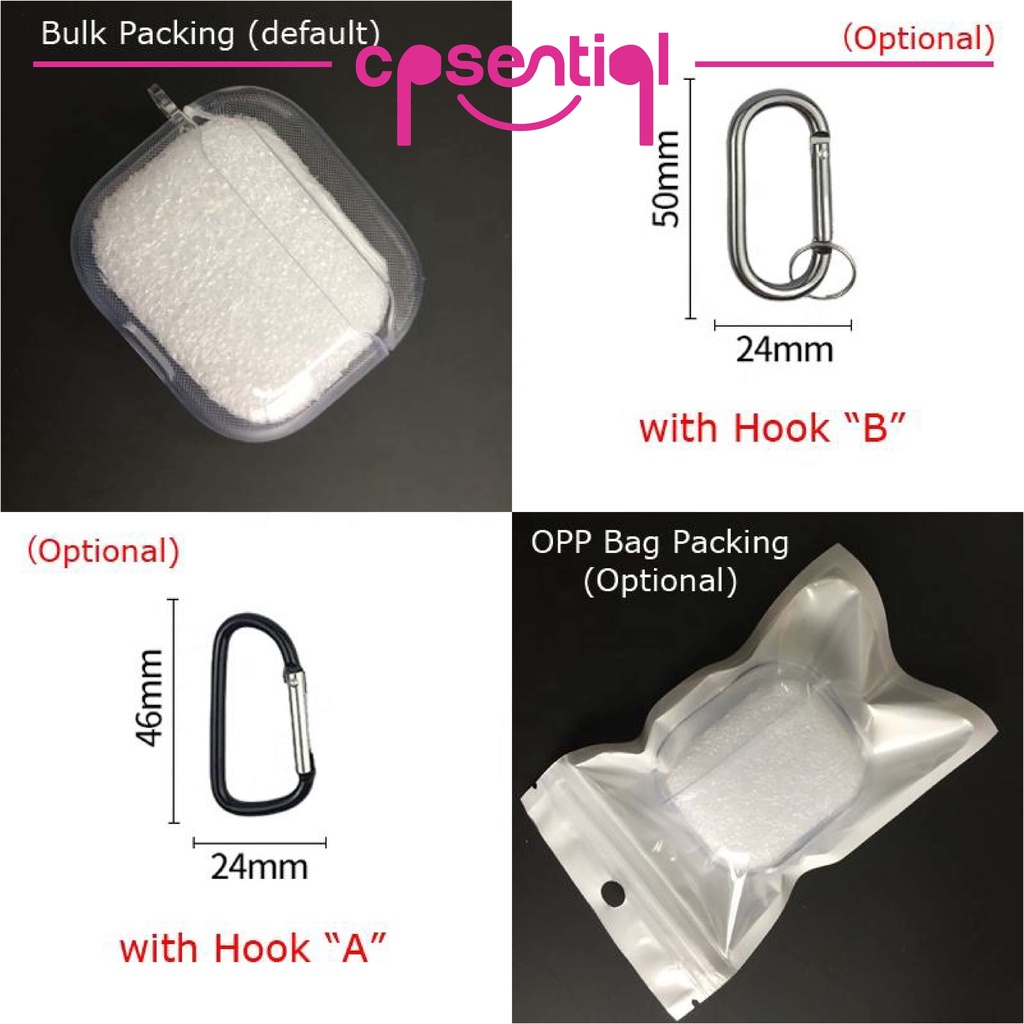 [PROMO] COD Case Airpods Gen 1/2 Gen 3 Pro Inpods 12 i12 Clear Karet TPU Free Hook | Protective Transparan Silicone Casing Premium Murah | Soft Transparent Case dengan Gantungan Gratis