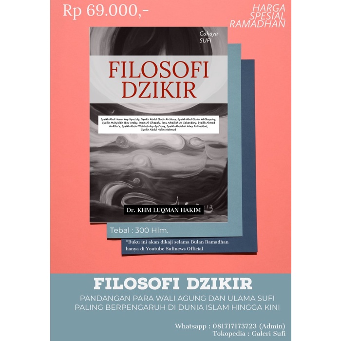 BEST SELLER BUKU FILOSOFI DZIKIR EDISI TERBATAS SELAMA RAMADHAN KHM LUQMAN HAKIM