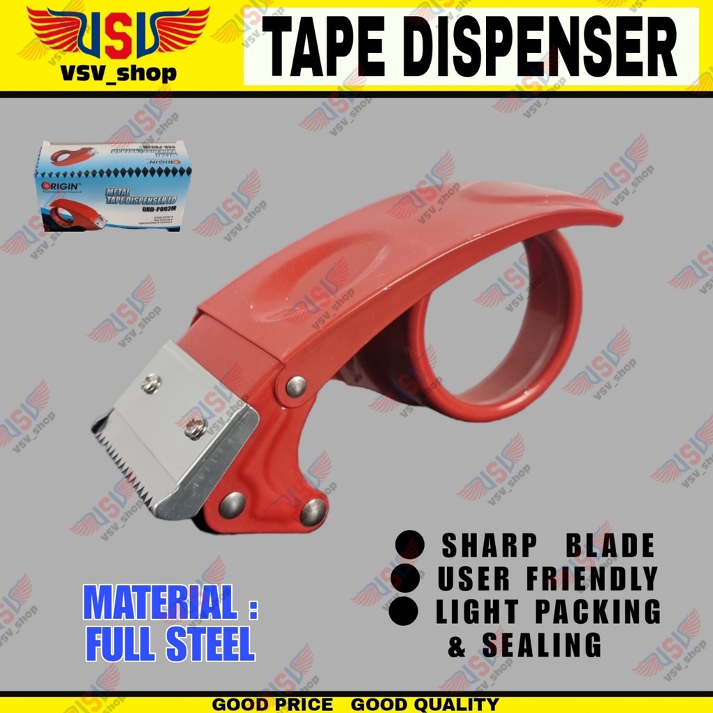 Origin Tape Dispenser Lakban Plakban Tempat Plakban 2 inchi ORD-P002M