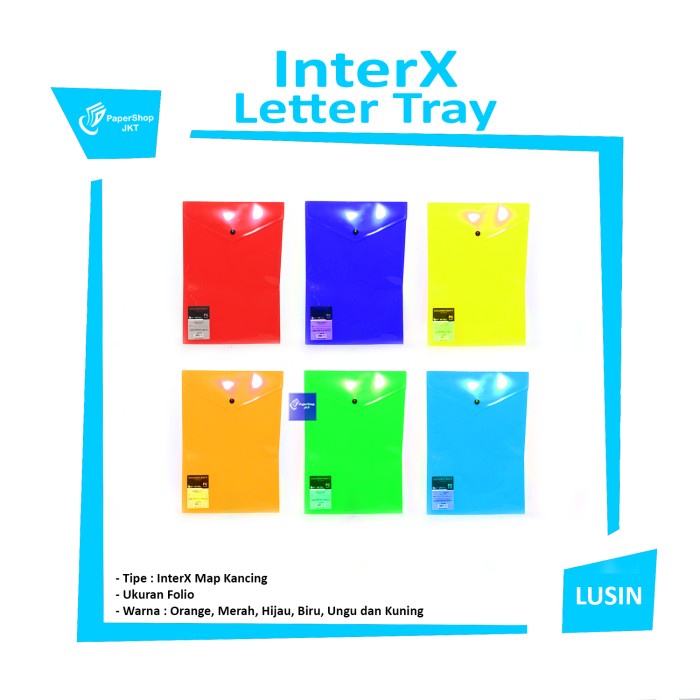 

Interx Map Kancing V Opaque Folio [ Perlusin ] Star Seller